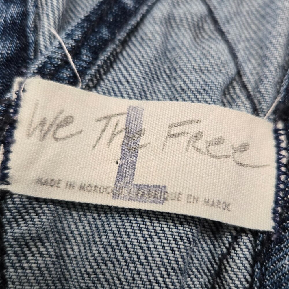 We The Free Ziggy Denim Overalls Women Relaxed Style Timeless Look L - Picture 6 of 8